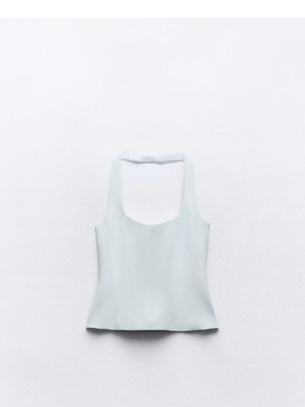Zara Fitted Halter Top